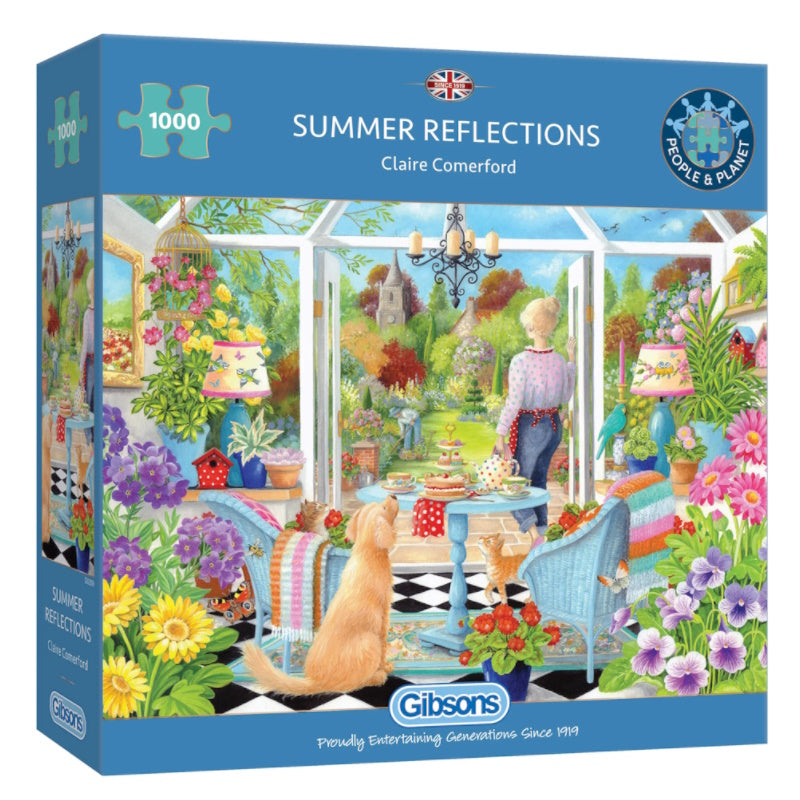 Gibsons 1000 Piece Jigsaw Puzzle - Summer Reflections