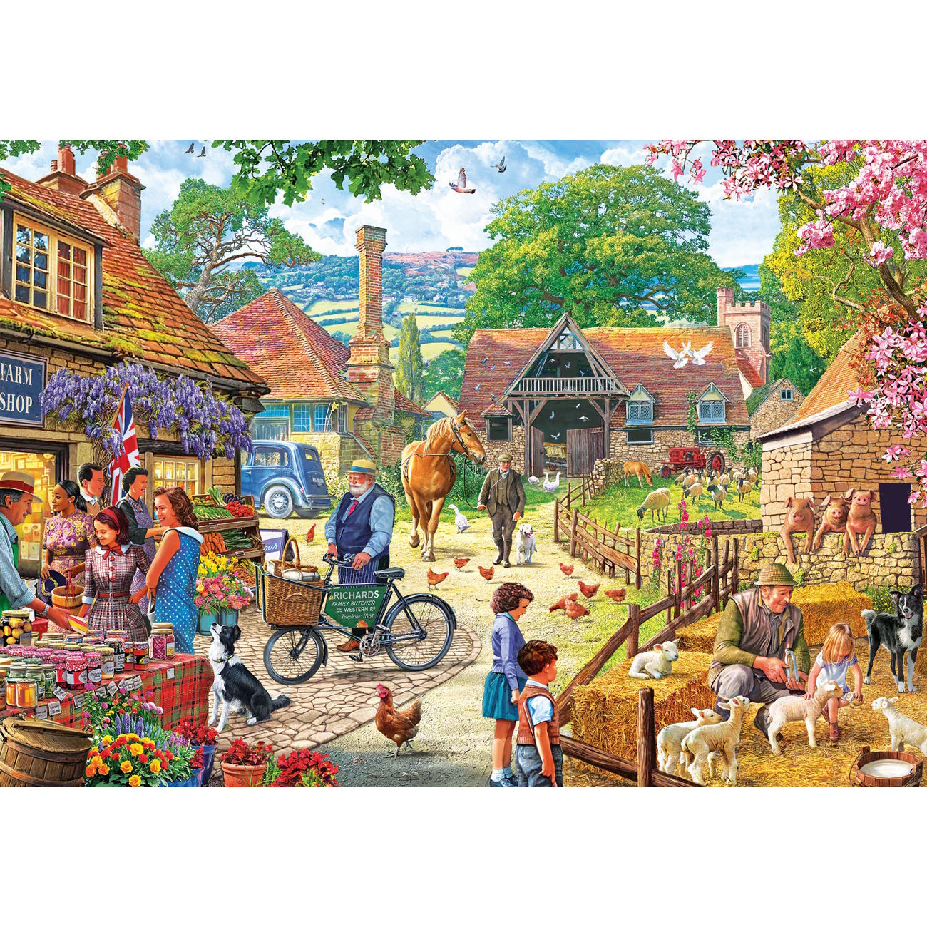 Gibsons 100XXL Piece Jigsaw Puzzle - The Farm Shop