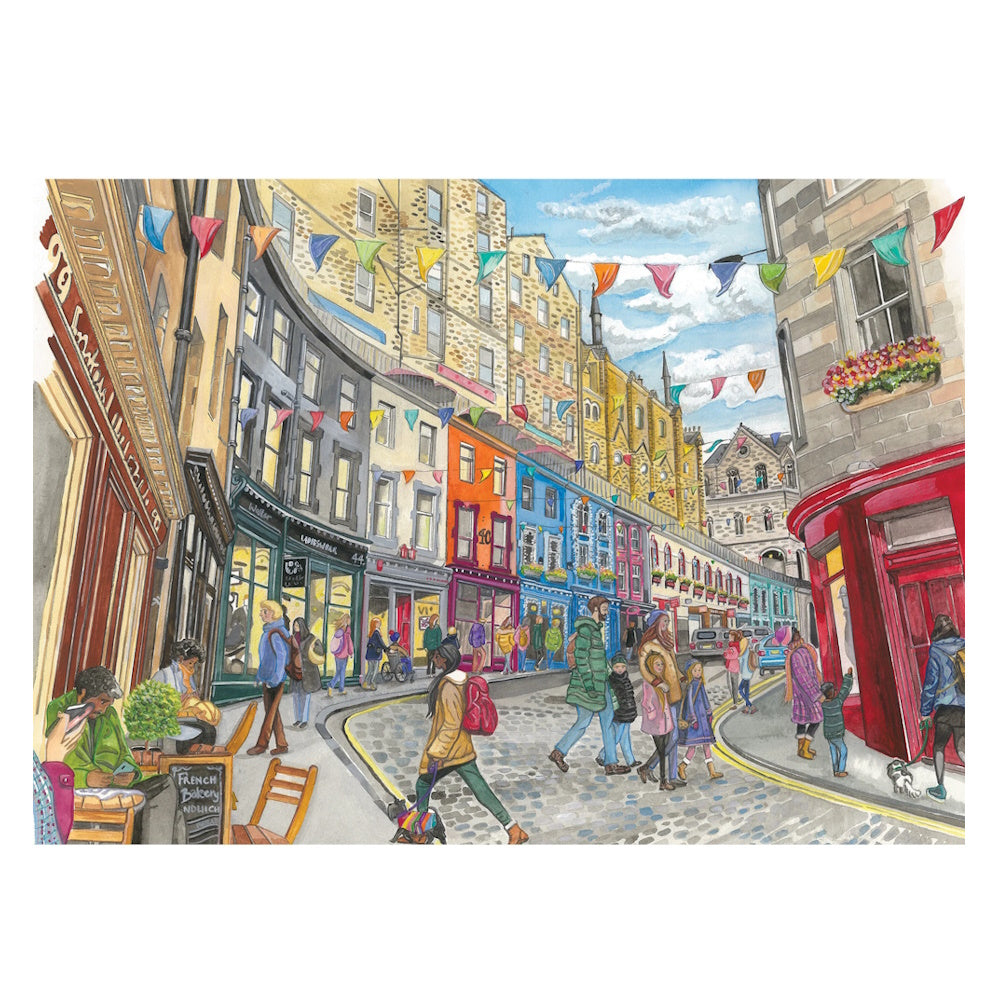 Gibsons 2 x 500 Piece Jigsaw Puzzles - Edinburgh