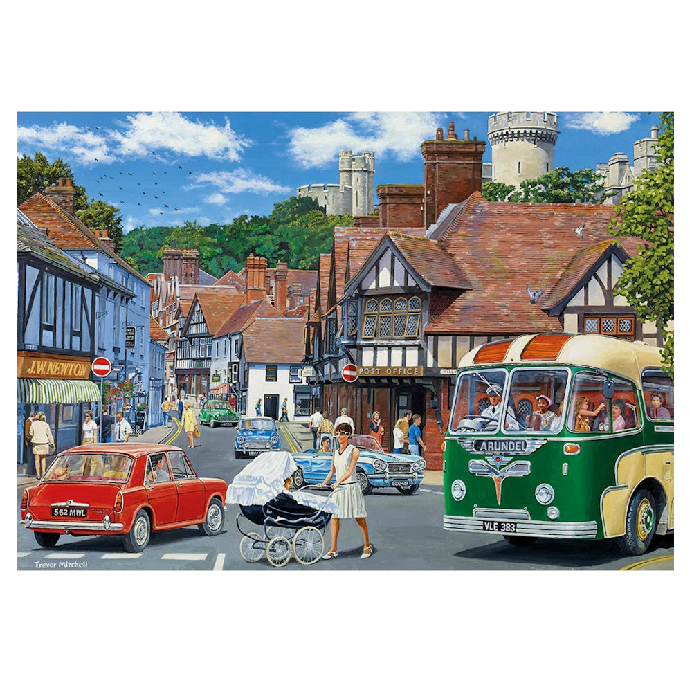 Gibsons 4 x 500 Piece Jigsaw Puzzles - Day Trip to Arundel