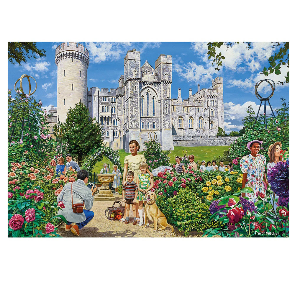 Gibsons 4 x 500 Piece Jigsaw Puzzles - Day Trip to Arundel