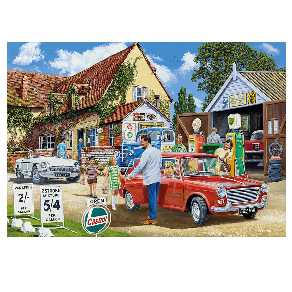 Gibsons 4 x 500 Piece Jigsaw Puzzles - Day Trip to Arundel