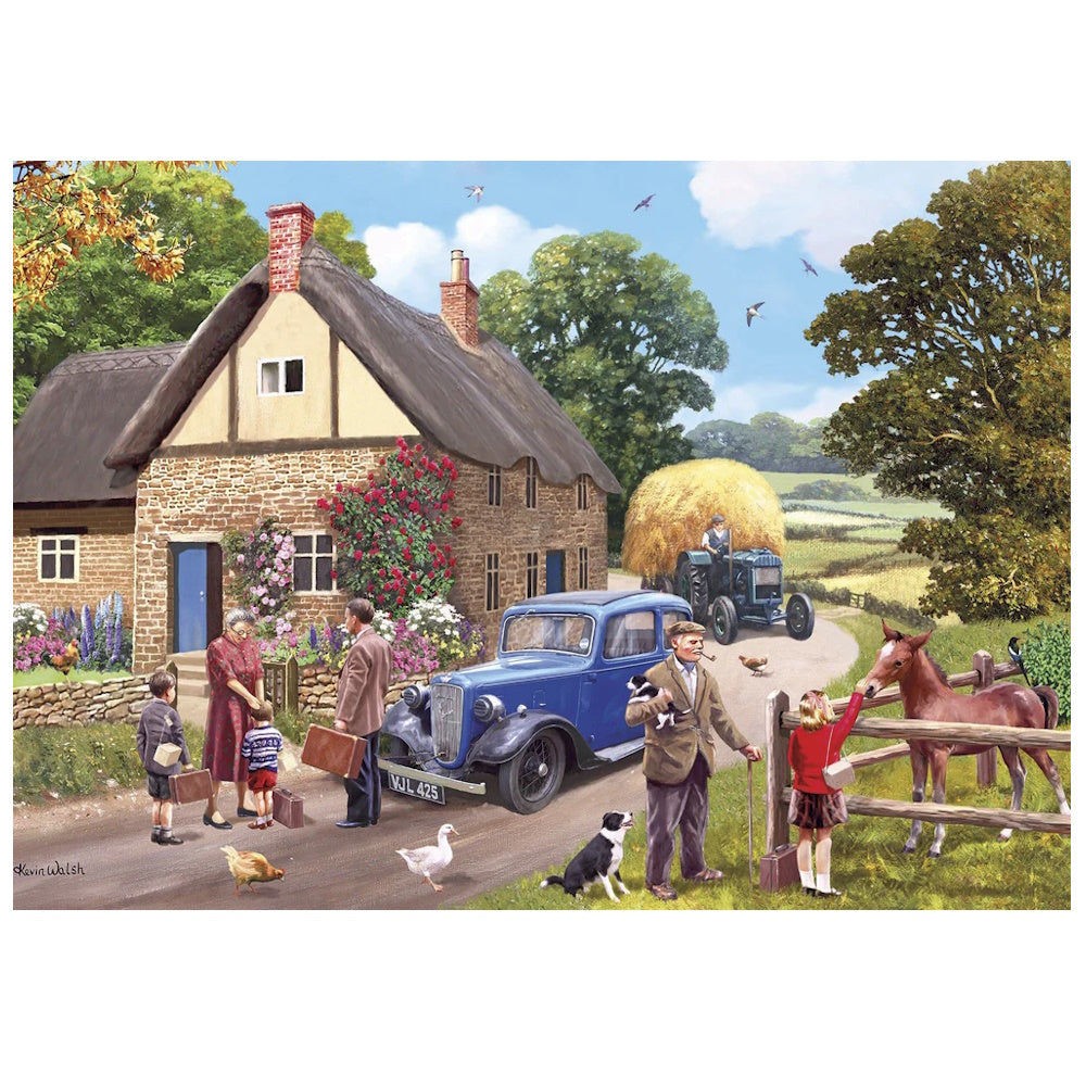 Gibsons 4 x 500 Piece Jigsaw Puzzles - The Evacuees