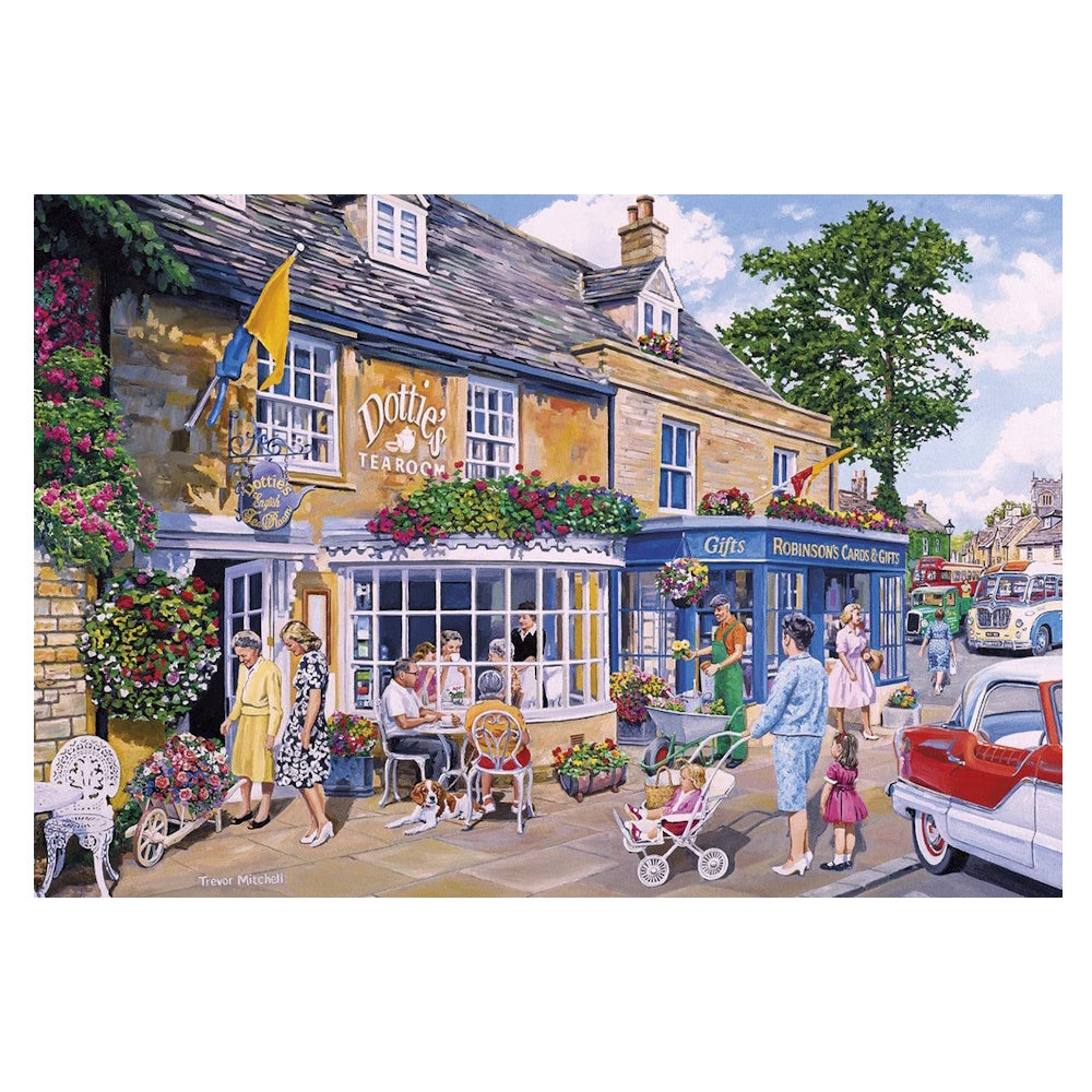 Gibsons 4 x 500 Piece Jigsaw Puzzles - The Gardener's Round