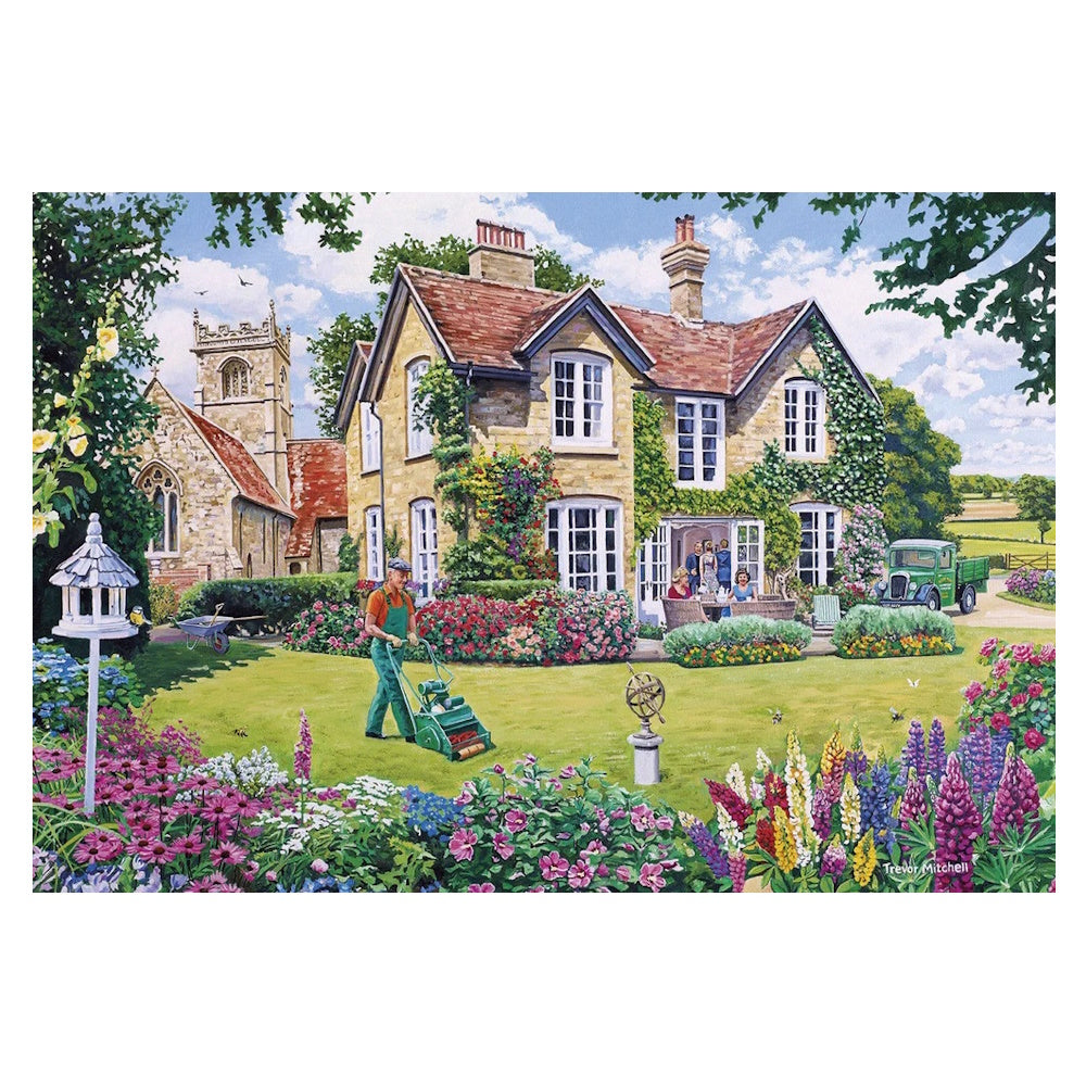 Gibsons 4 x 500 Piece Jigsaw Puzzles - The Gardener's Round