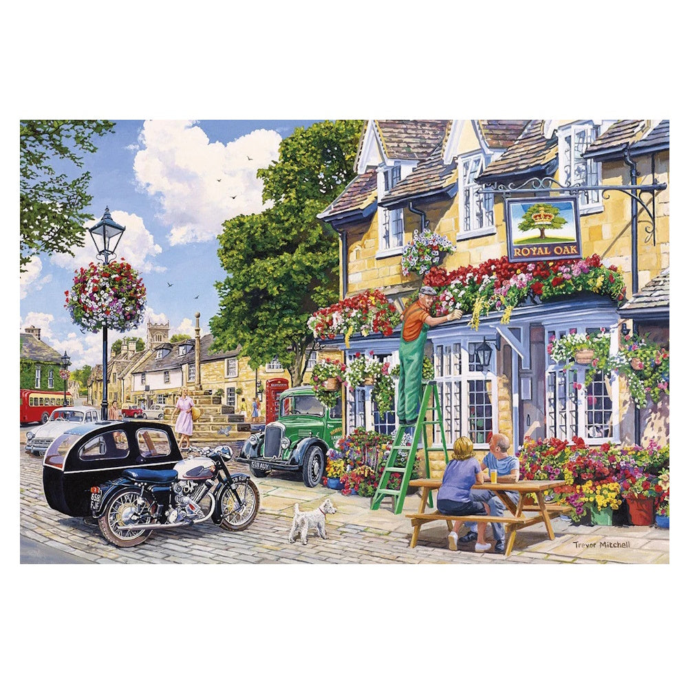 Gibsons 4 x 500 Piece Jigsaw Puzzles - The Gardener's Round