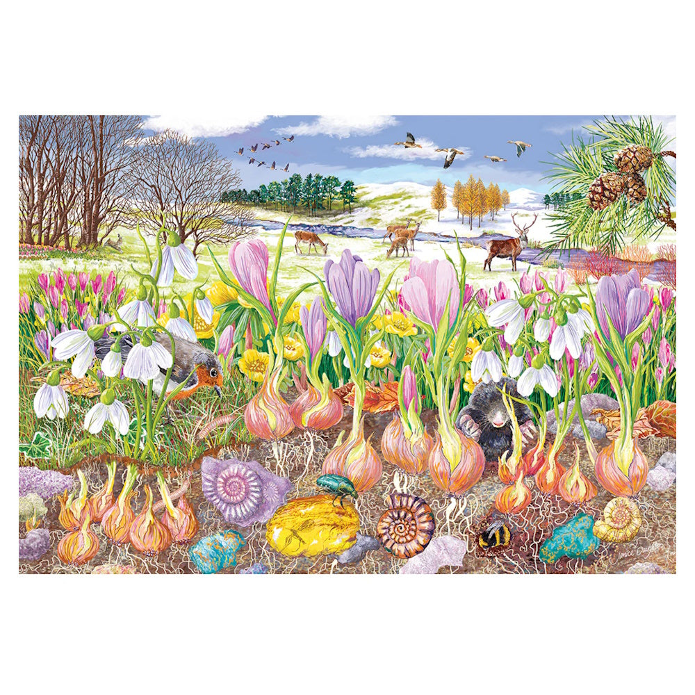 Gibsons 4 x 500 Piece Jigsaw Puzzles - Roots & Shoots