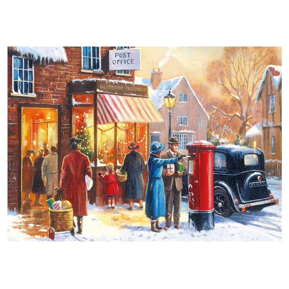 Gibsons 4 x 500 Piece Jigsaw Puzzles - Winter About Town