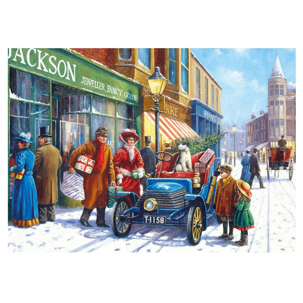 Gibsons 4 x 500 Piece Jigsaw Puzzles - Winter About Town