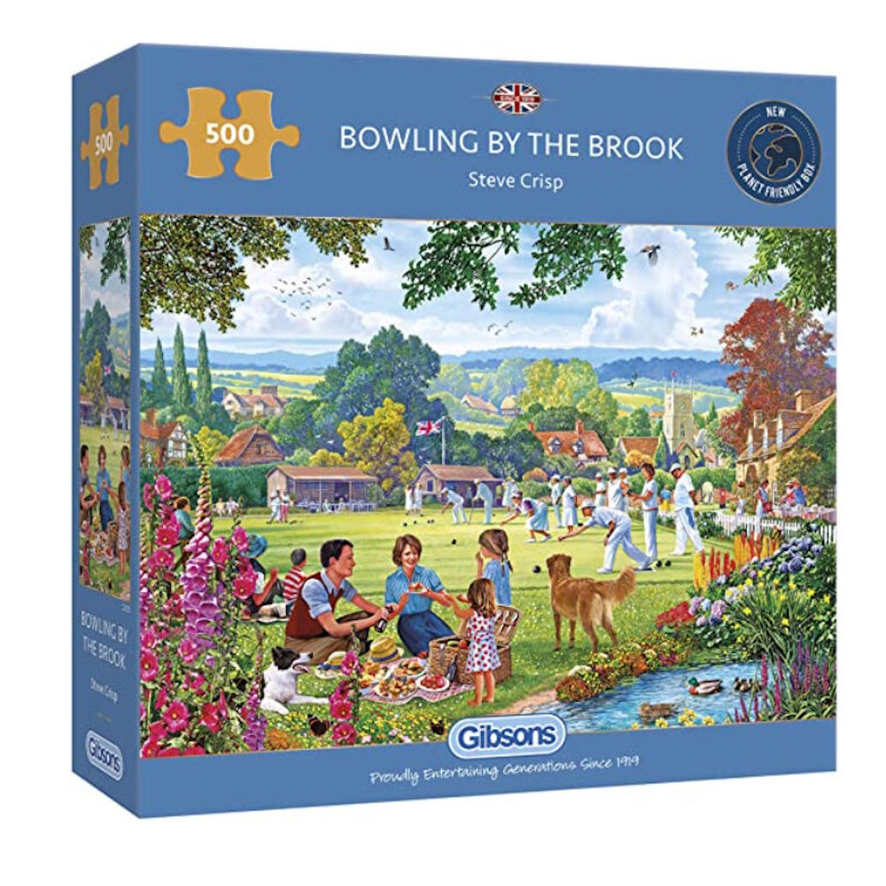 Gibsons 500 Piece Jigsaw Puzzle - Bowling by the Brook