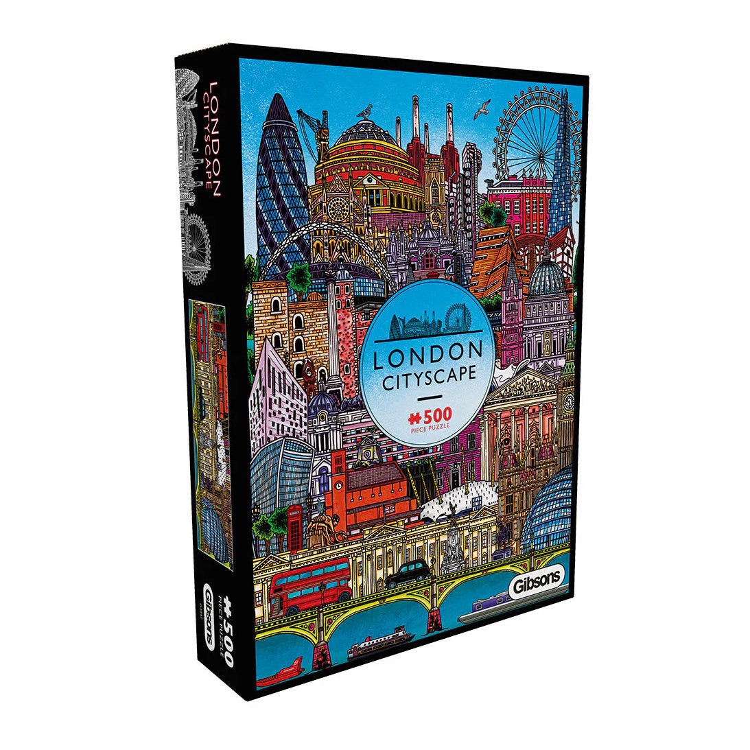 Gibsons 500 Piece Jigsaw Puzzle - London Cityscape