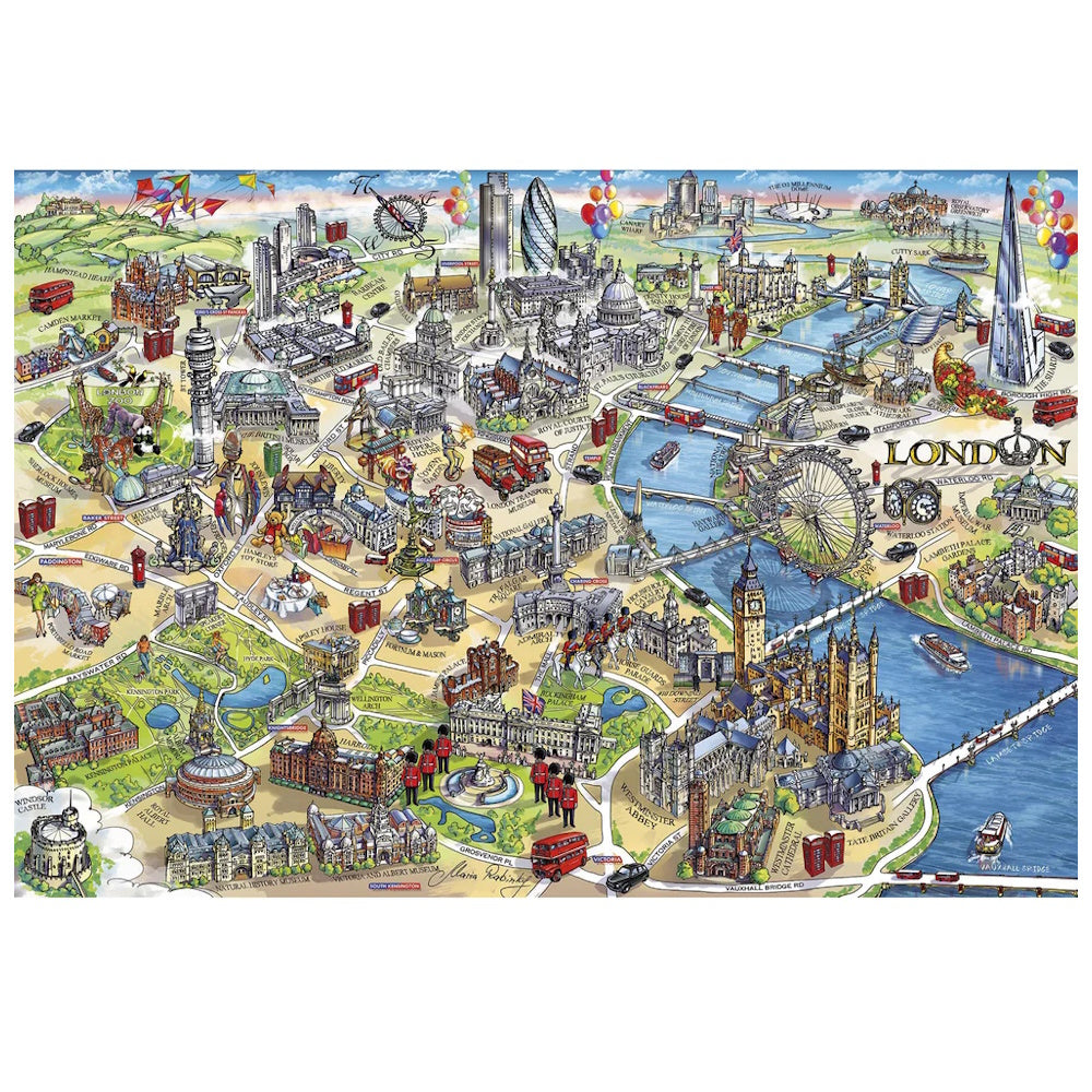Gibsons 500 Piece Jigsaw Puzzle - London Landmarks