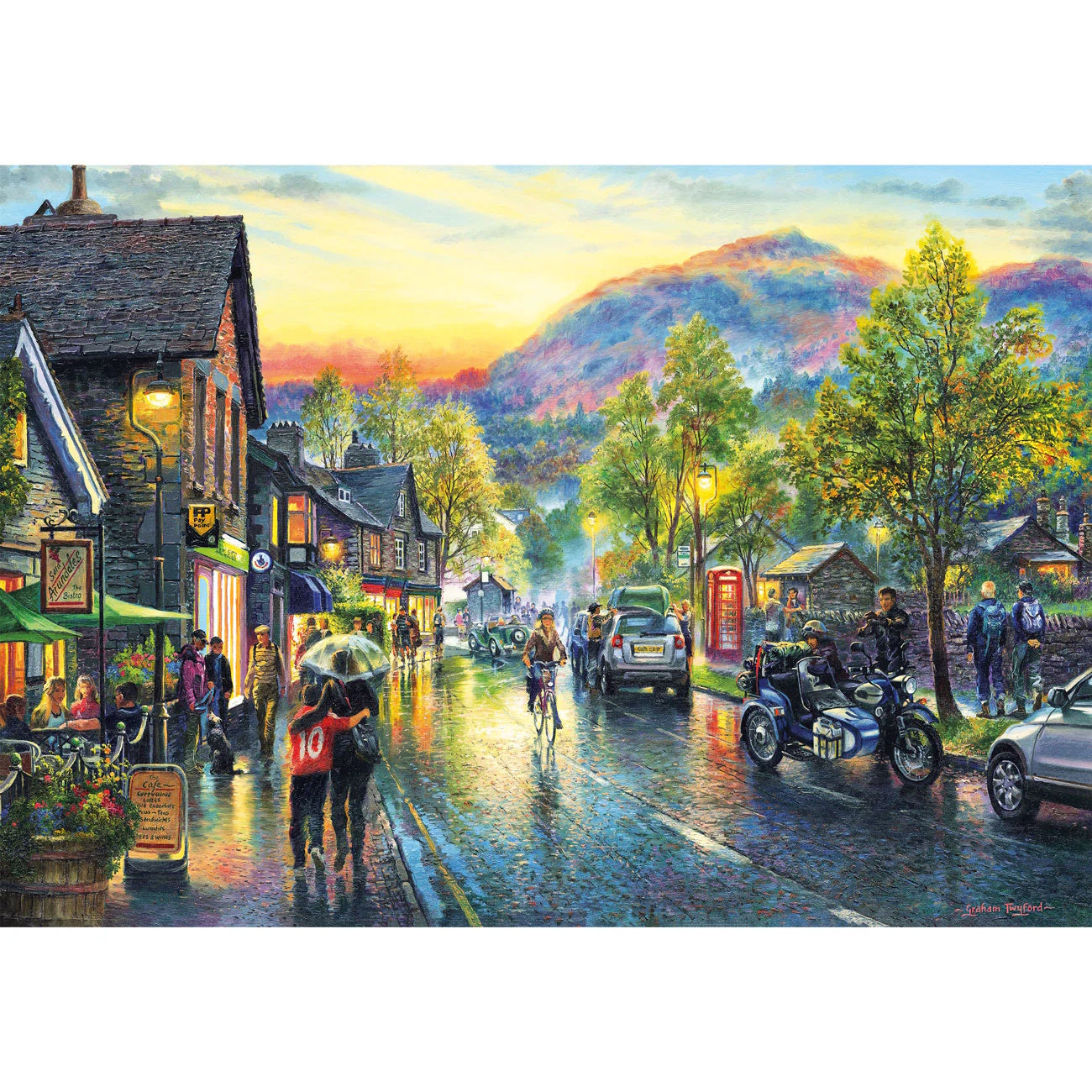Gibsons 500 Piece Jigsaw Puzzle - Grasmere by Twilight