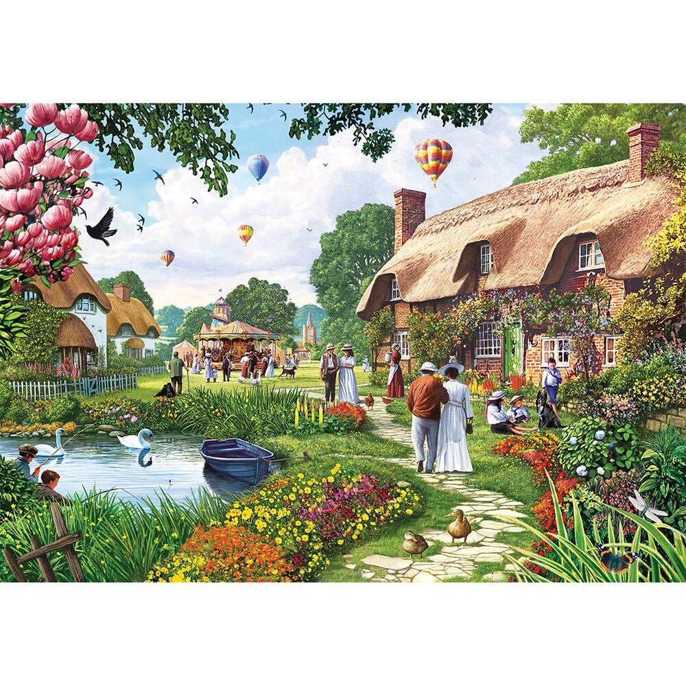 Gibsons 500 Piece Jigsaw Puzzle - Lakeside Cottage