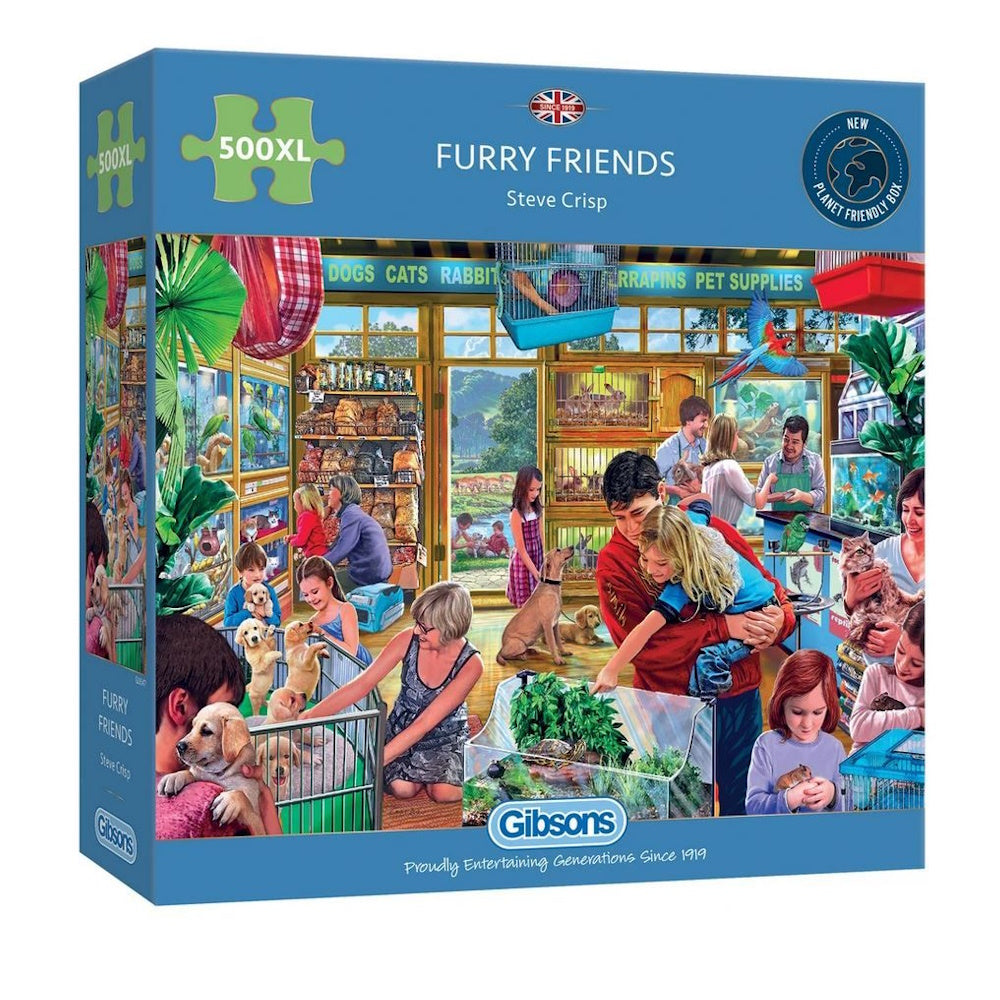 Gibsons 500XL Piece Jigsaw Puzzle - Furry Friends