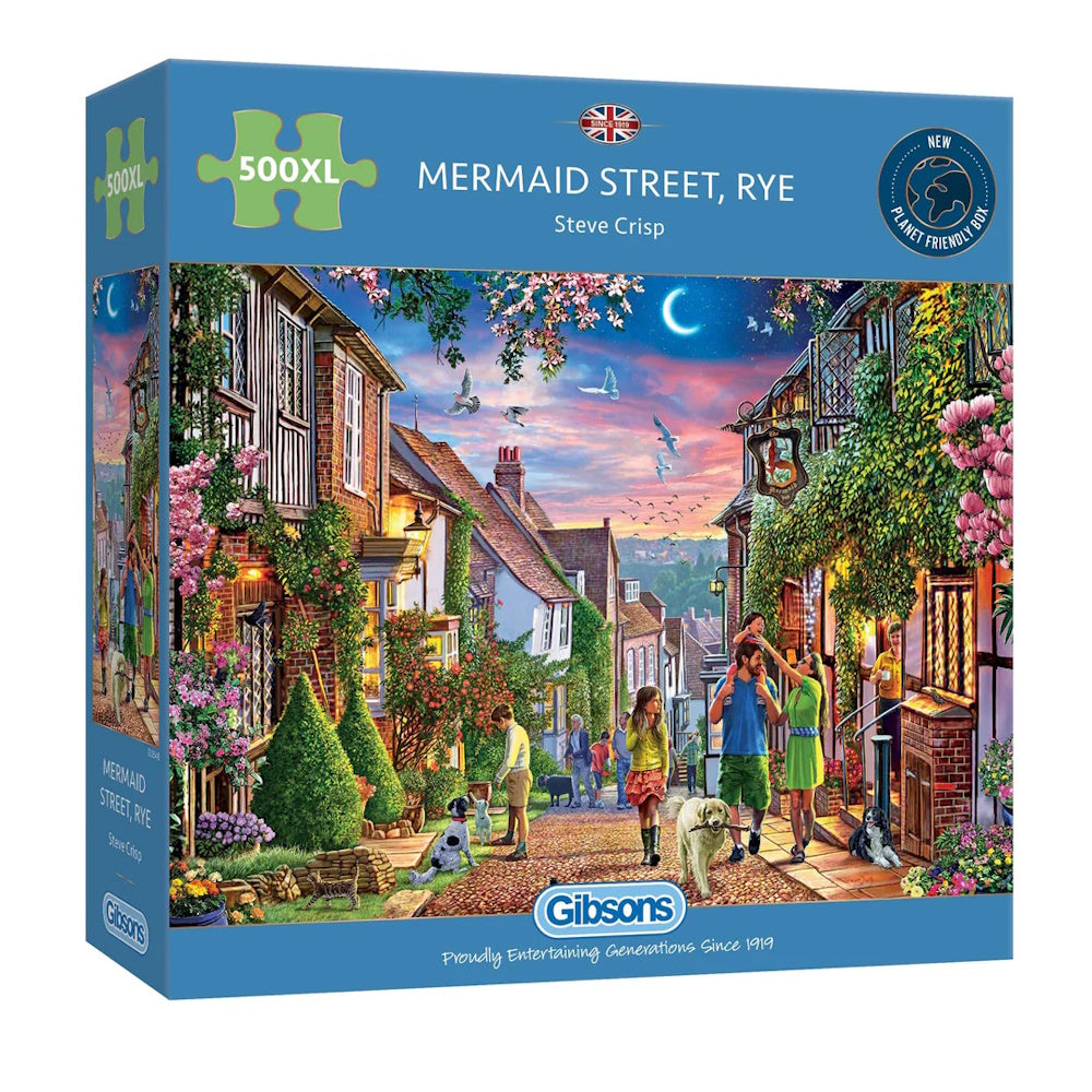 Gibsons 500XL Piece Jigsaw Puzzle - Mermaid Street, Rye