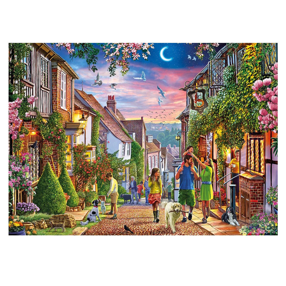 Gibsons 500XL Piece Jigsaw Puzzle - Mermaid Street, Rye