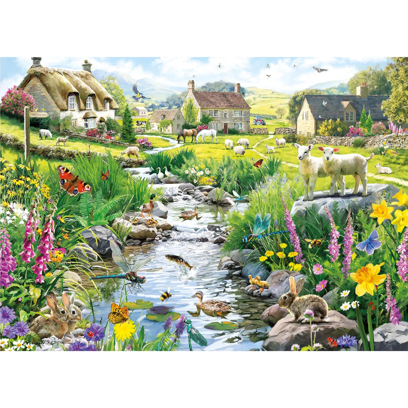 Gibsons 500XL Piece Jigsaw Puzzle - Babbling Brook