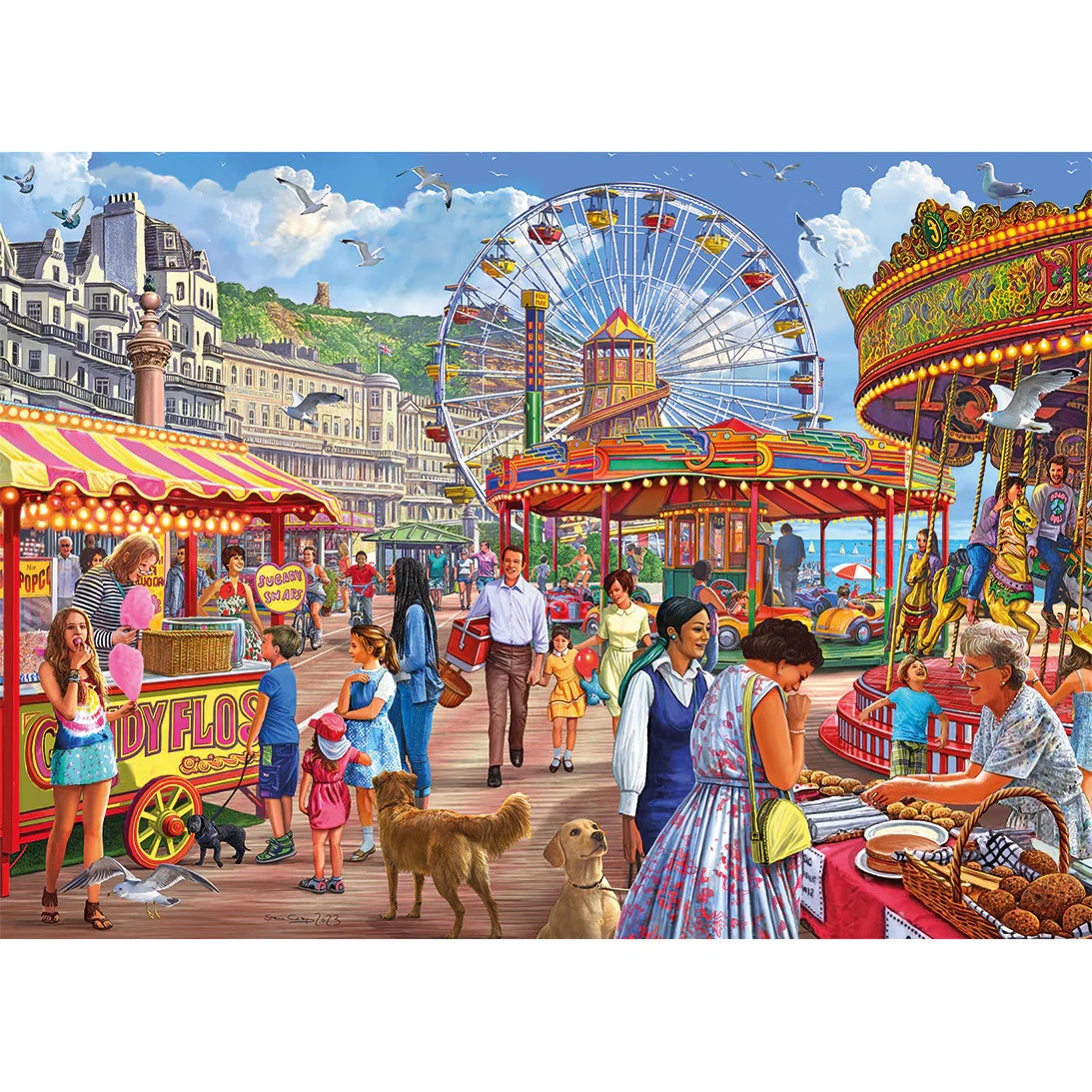 Gibsons 500XL Piece Jigsaw Puzzle - Hastings Promenade