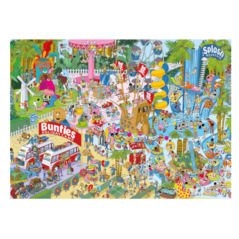 Gibsons 1000 Piece Jokesaws Puzzle: Trouble In Paradise