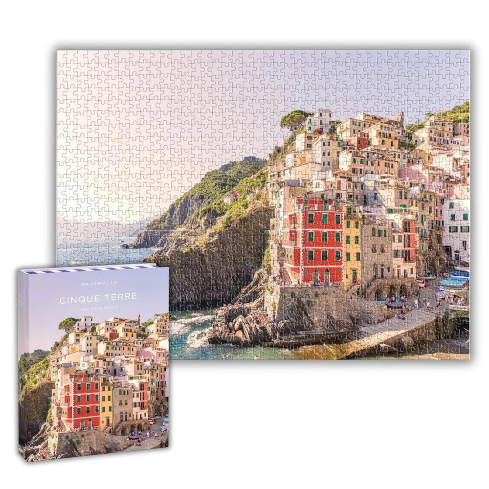 Galison 1000 Piece Jigsaw Puzzle - Gray Malin Cinque Terre