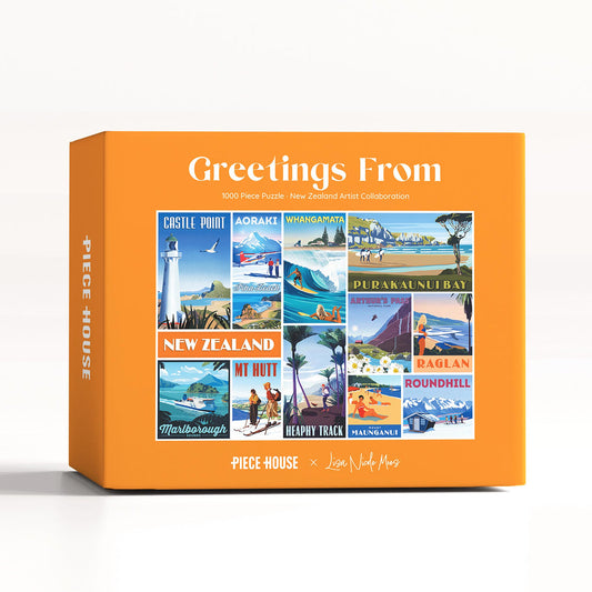 PieceHouse 1000 Piece Puzzle - Greetings From