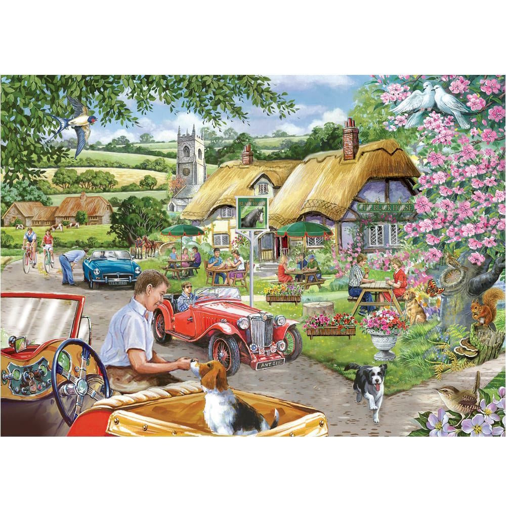 Holdson Country Charm 1000 Piece Puzzle - Out for the Weekend