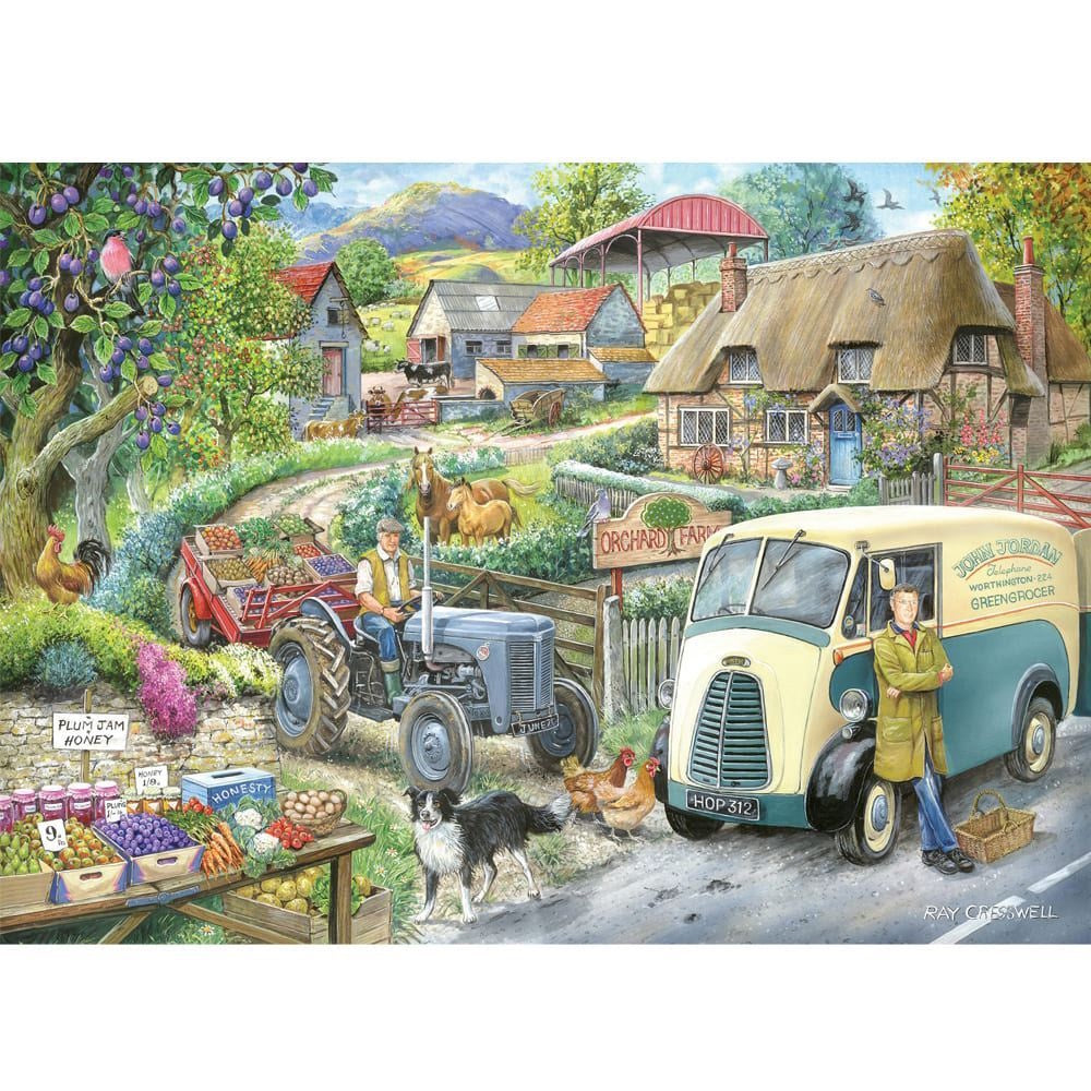 Holdson Country Charm 1000 Piece Puzzle - Plum Jam