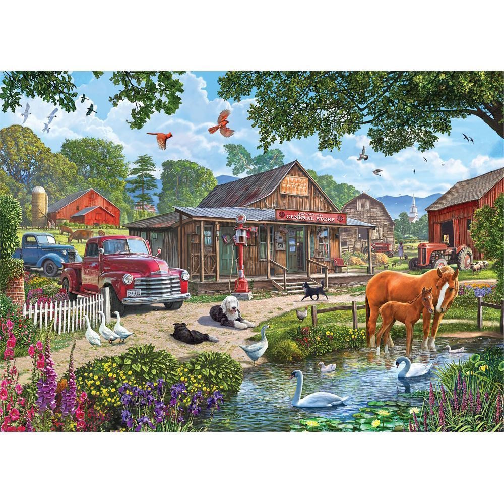 Holdson Horse & Hound 1000 Piece Puzzle - Old Stillwater General Store
