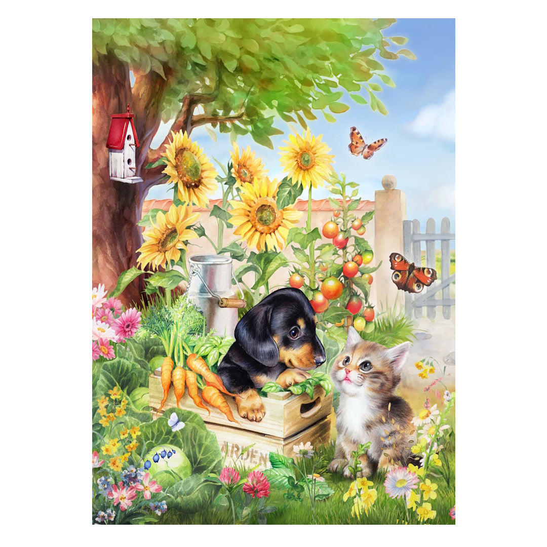 Holdson How Does your Garden Grow? 1000 Piece Puzzle - Sunflower Crate Buddies