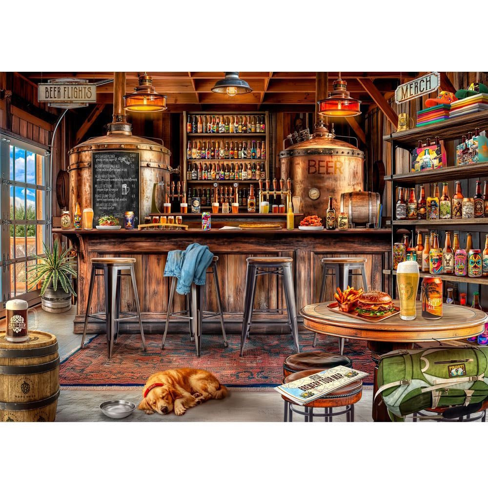 Holdson Tasting Room 1000 Piece Puzzle - Craft Beer Tasting Room