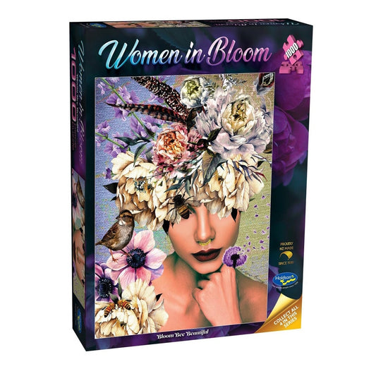 Holdson Women in Bloom 1000 Piece Puzzle - Bloom Bee Beautiful