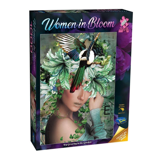 Holdson Women in Bloom 1000 Piece Puzzle - Ivy Growing in the Garden