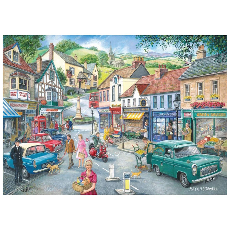 House of Puzzles 1000 Piece Puzzle - At the Shops