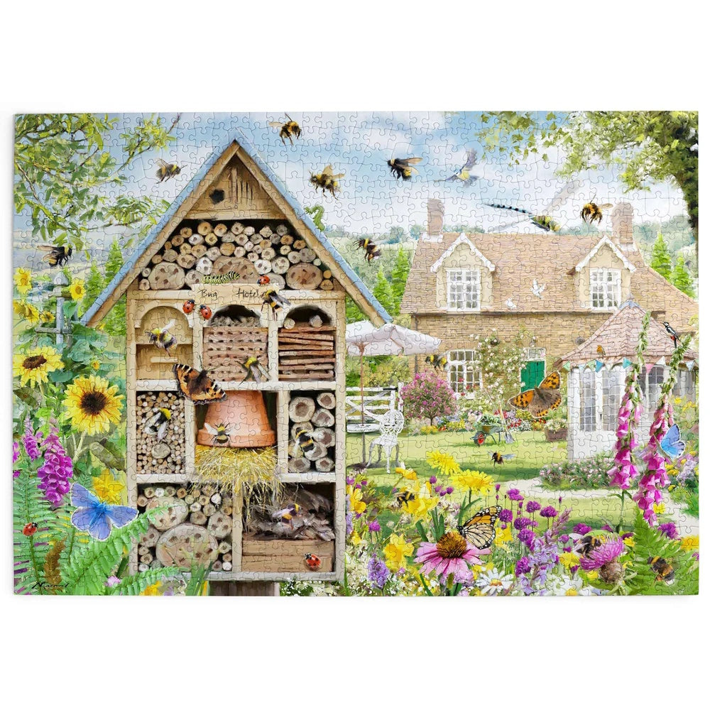 House of Puzzles 1000 Piece Puzzle - Bee Hotel