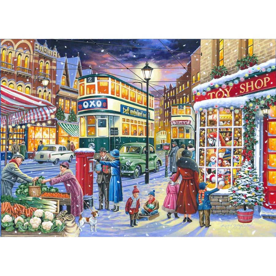 House of Puzzles 1000 Piece Puzzle - Catching the Tram