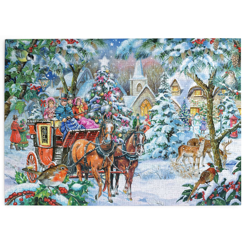House of Puzzles 1000 Piece Puzzle - Coach Party