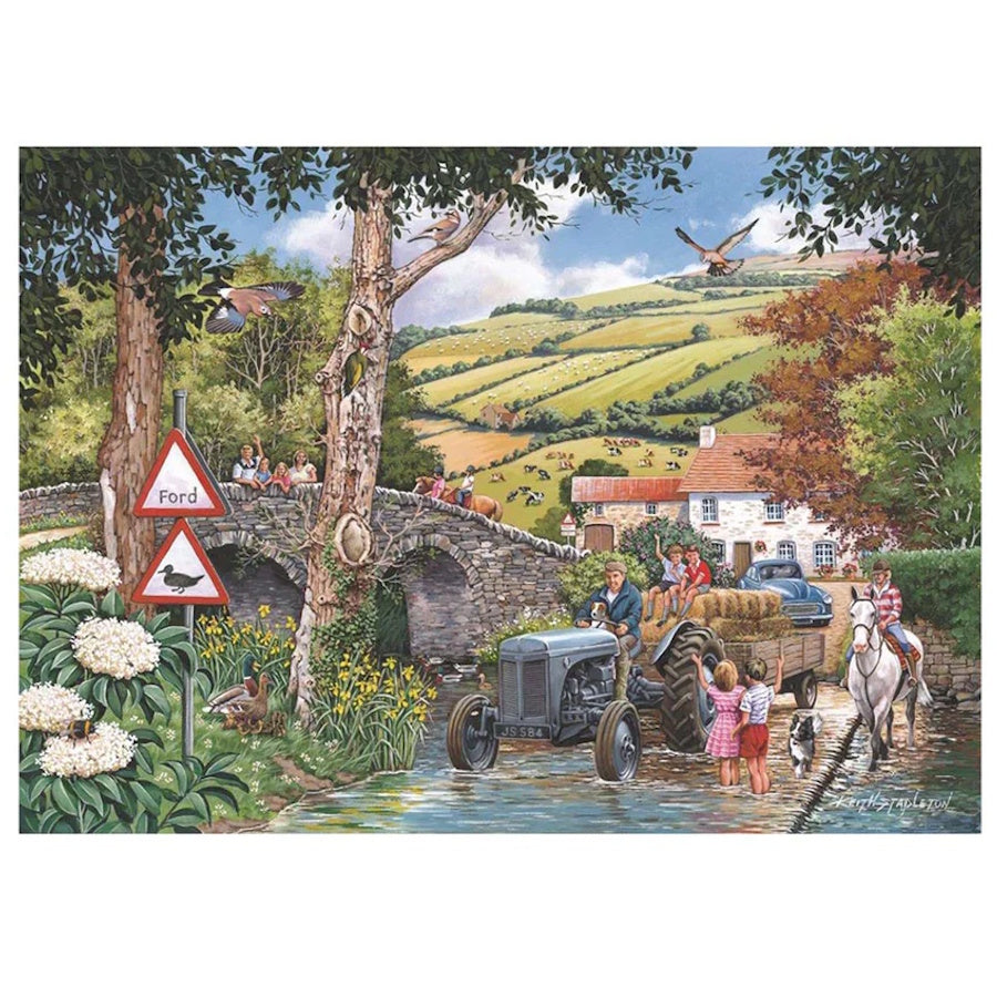 House of Puzzles 1000 Piece Puzzle - Fergie at the Ford