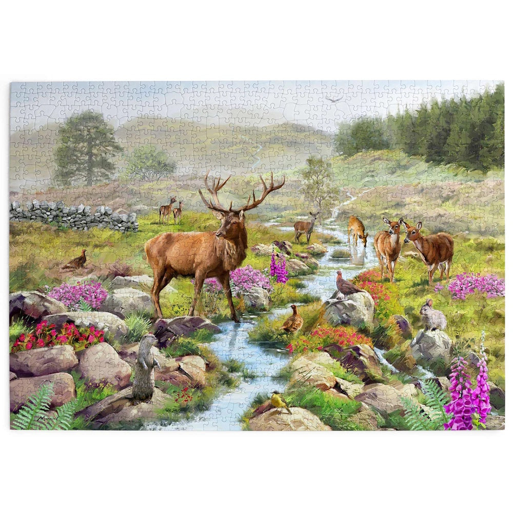 House of Puzzles 1000 Piece Puzzle - Highland Majesty