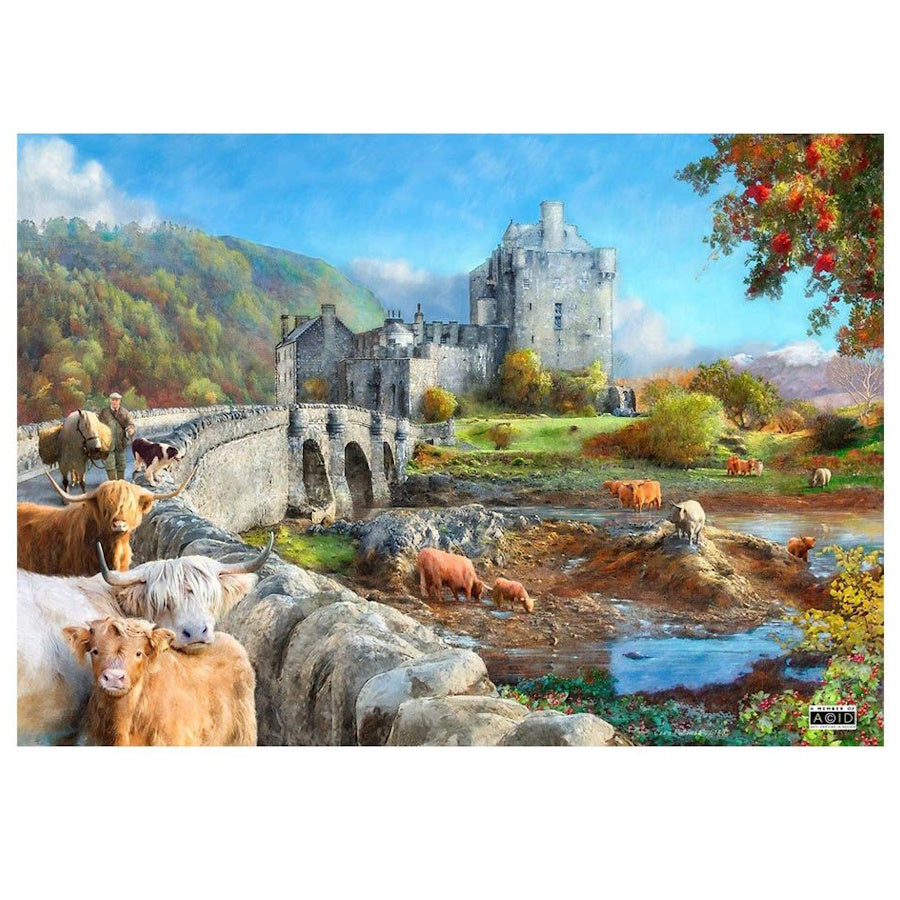 House of Puzzles 1000 Piece Puzzle - Highland Morning