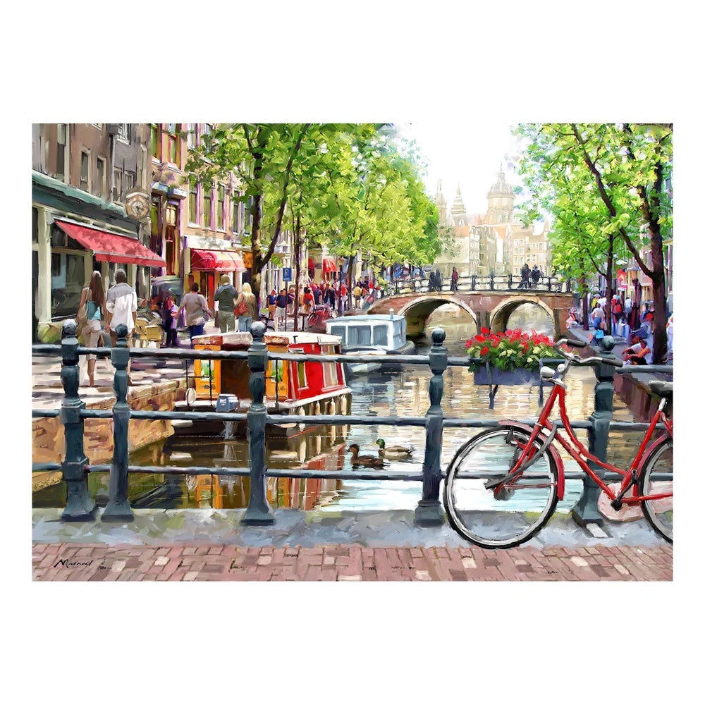 House of Puzzles 1000 Piece Puzzle - Spring in Amsterdam