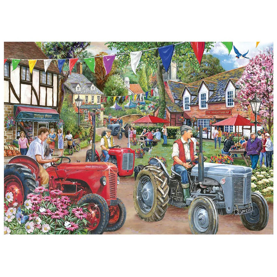 House of Puzzles 1000 Piece Puzzle - Tractor Parade