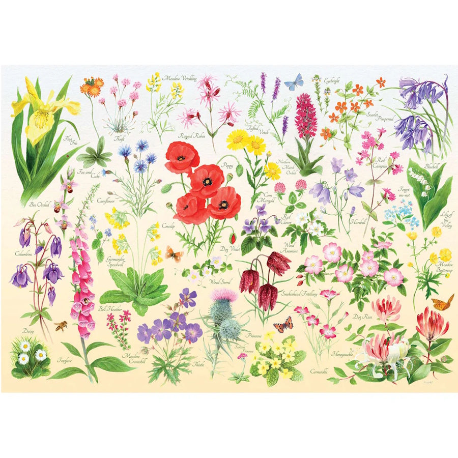 House of Puzzles 1000 Piece Puzzle - Wildflowers