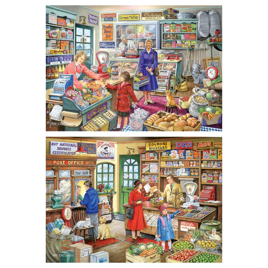 House of Puzzles 2 x BIG 500 Piece Puzzles - Please May I Have