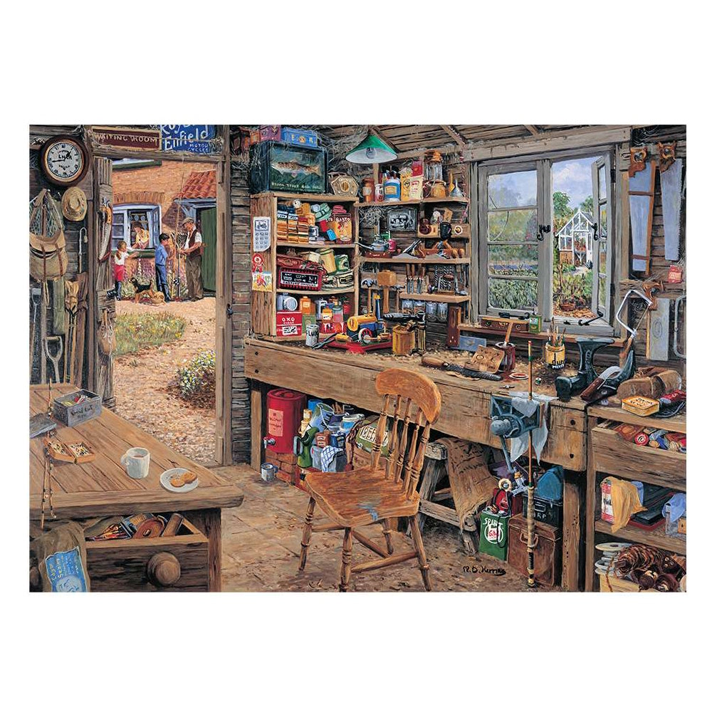 House of Puzzles 4 x 500 Piece Puzzles - Time to Potter