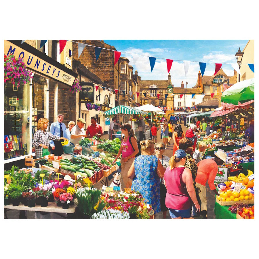 House of Puzzles 500 Piece Puzzle - Street Market