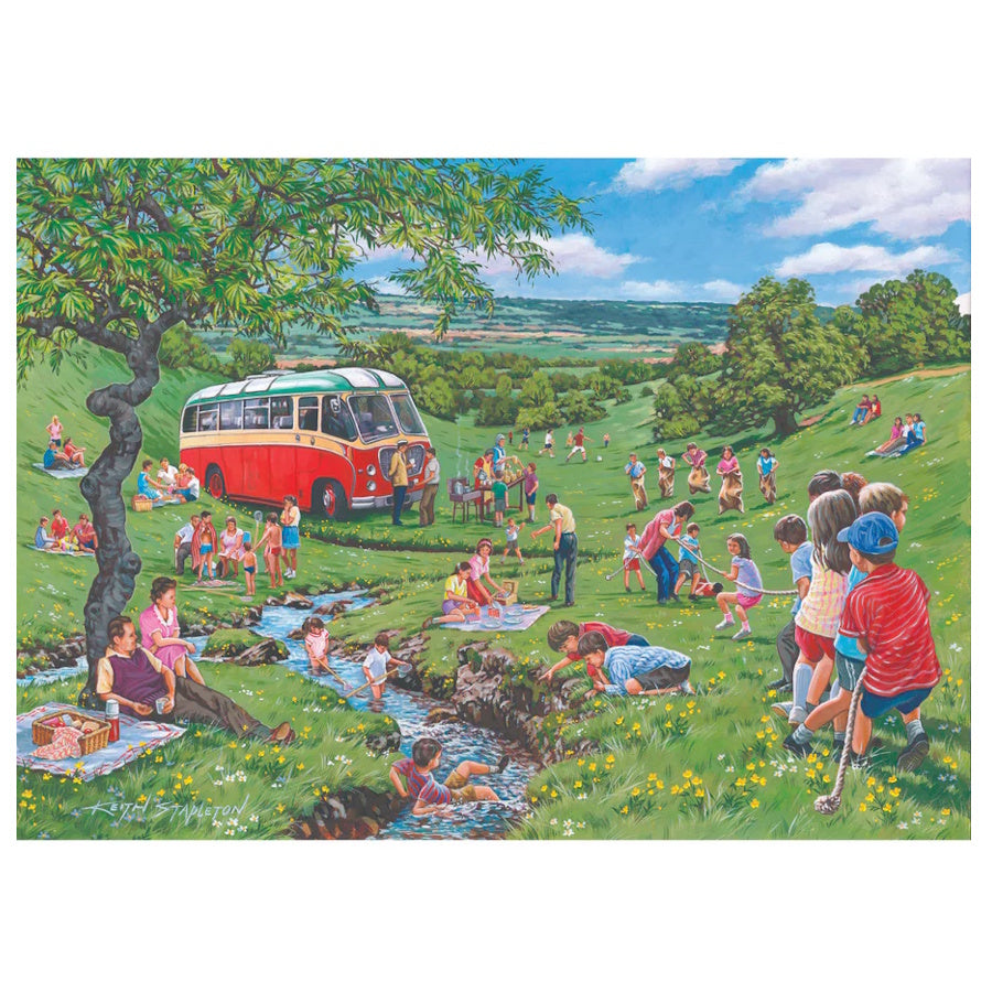 House of Puzzles 500 Piece Puzzle - Sunday Picnic