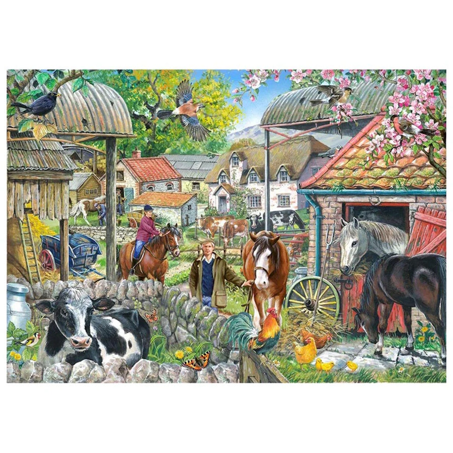 House of Puzzles BIG 250 Piece Puzzle - Horseshoe Farm