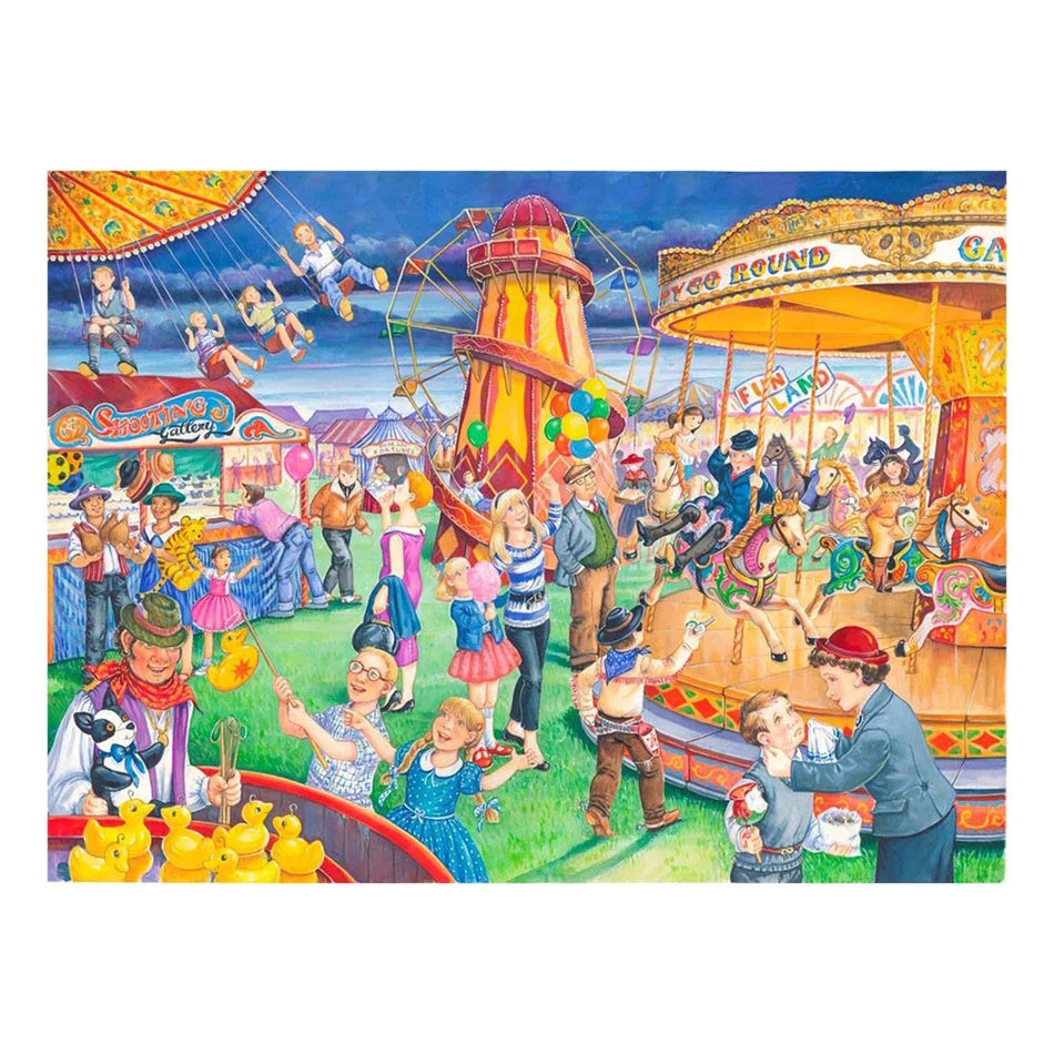 House of Puzzles BIG 250 Piece Puzzle - Fairground Rides