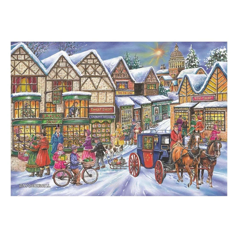 House of Puzzles BIG 250 Piece Puzzle - Old Time Shopping